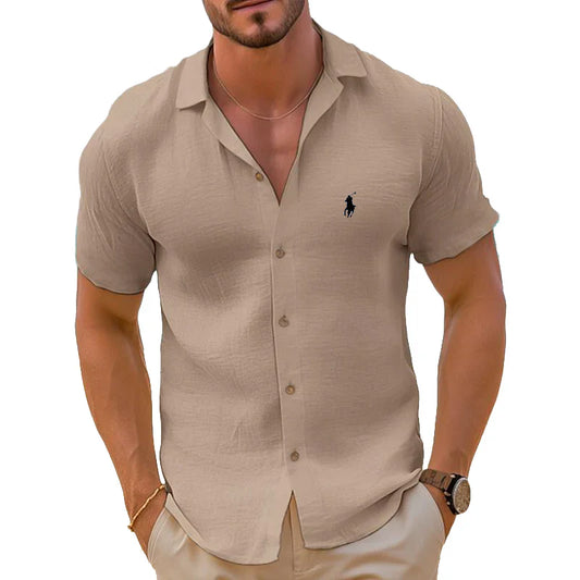 Men's Cotton And Linen Comfortable Shirt